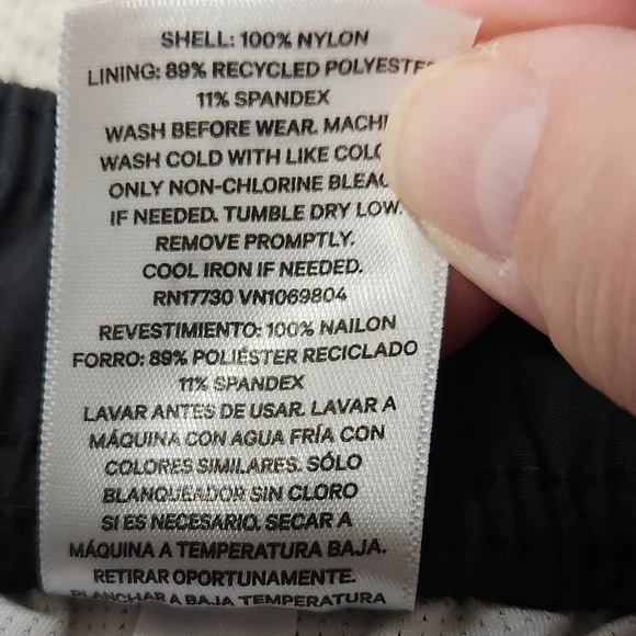 Boys' Solid Swim Trunks - art class Black S(6/7) - Picture 7 of 12